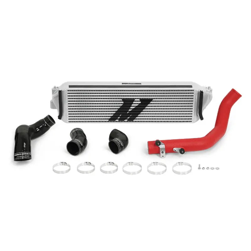 Mishimoto Performance Intercooler Kit – Silver Core With Red Piping For 2017+ Honda Civic Type R (Fk8) 1