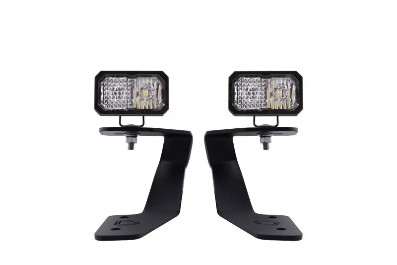 Diode Dynamics 18-21 Subaru Crosstrek Stage Series 2In Led Ditch Light Kit Sport - White Combo 1