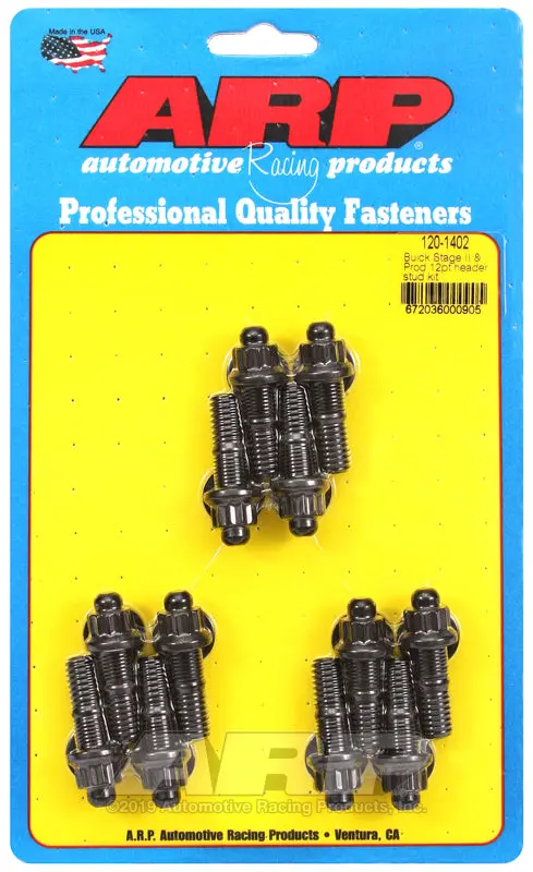 Arp Buick Stage Ii & Prod 12Pt Header Stud Kit 1