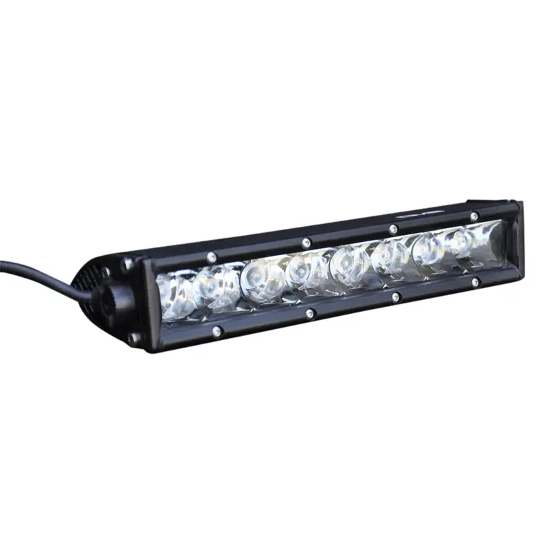 Dv8 Offroad Sl 8 Slim 10In Light Bar Slim 50W Spot 5W Cree Led - Black 1