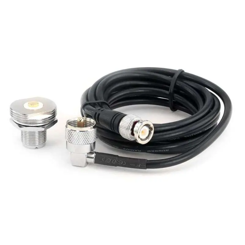 Rugged Radios 7 Ft Antenna Coax Cable Kit With Bnc Connector For Handheld Radios - By Rugged Radios 1