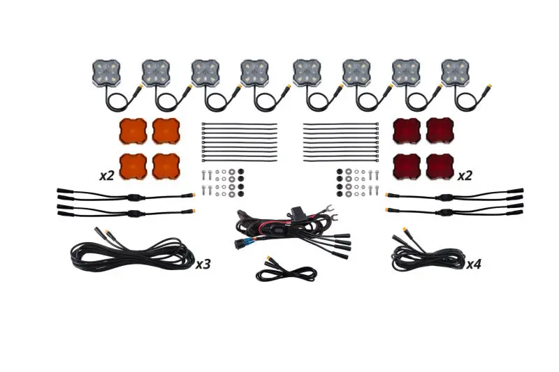 Diode Dynamics Single-Color Rock Light Installer Kit (8-Pack) 1