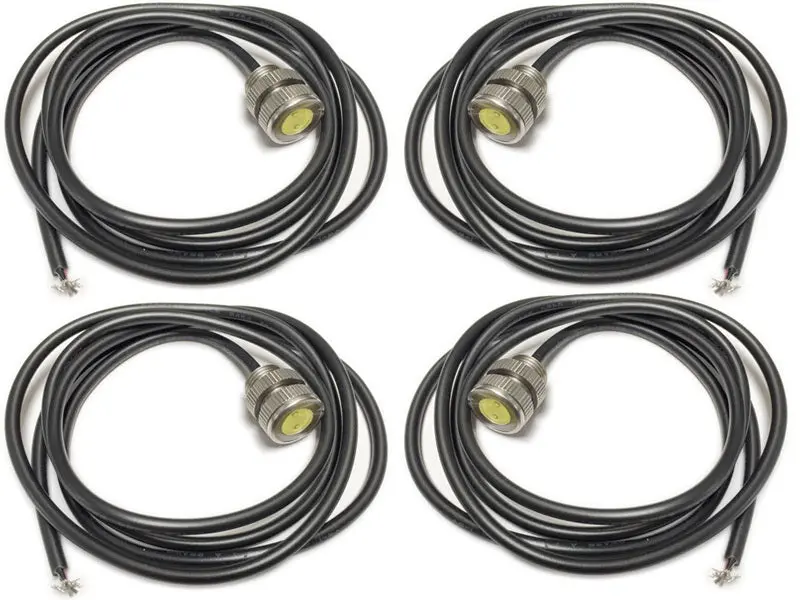 Artec Industries (4-Pack) - Led Bolt Light - 3 Watt Cool White Stainless Steel 11Mm Silver 1