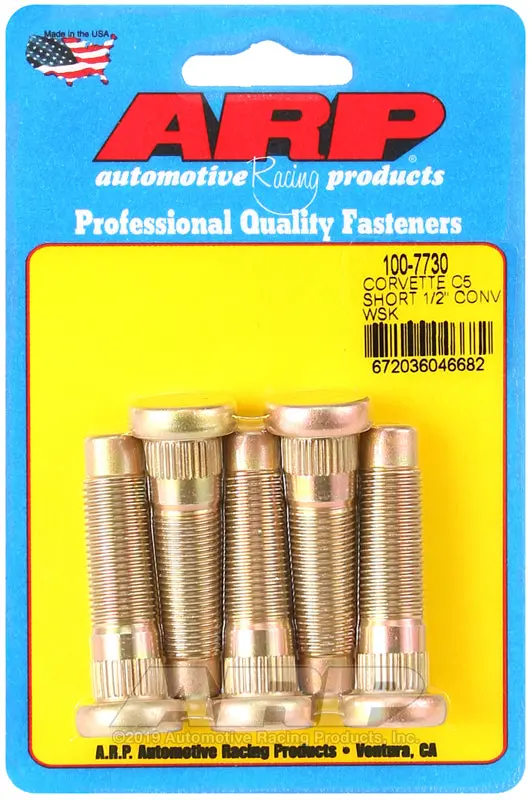 Arp Chevrolet Corvette C5 Short 1/2In Conversion Wheel Stud Kit 1