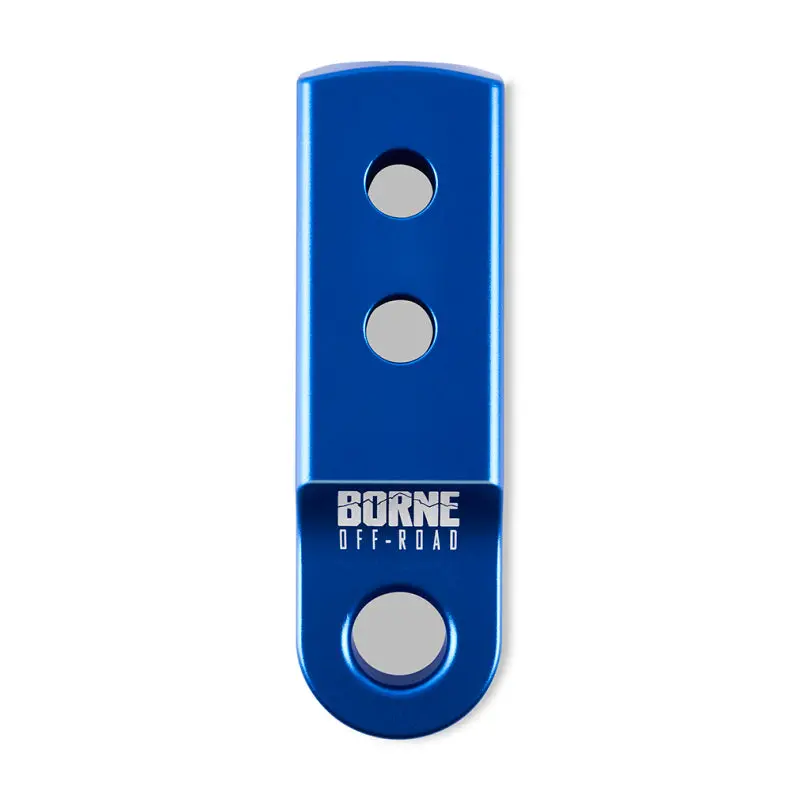 Borne Off-Road Cnc Hitch Receiver Shackle 2In Blue 1
