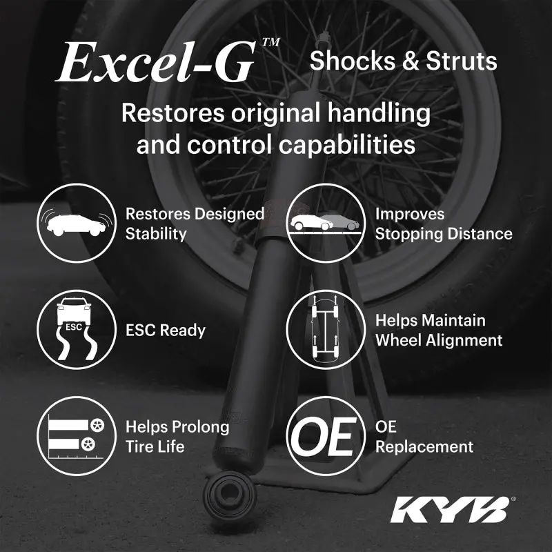 Kyb 16-23 Toyota Tacoma Rwd Excel-G Gas Strut - Front 1