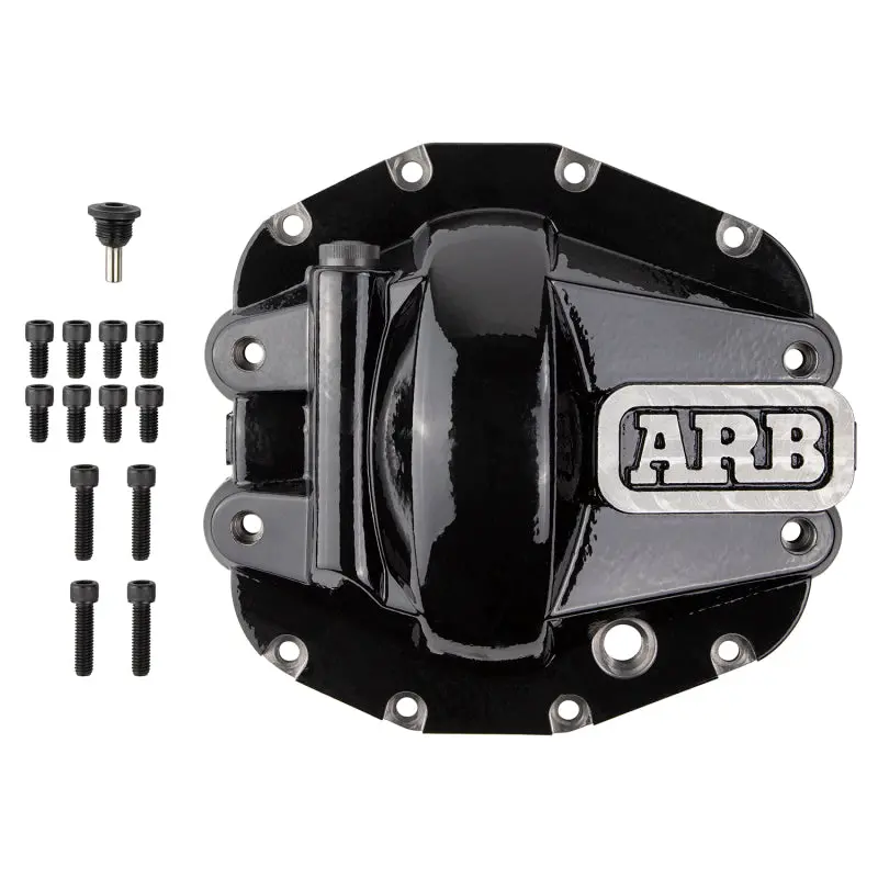 Arb Diff Cover Blk Jeep Jl Rubicon Front 1