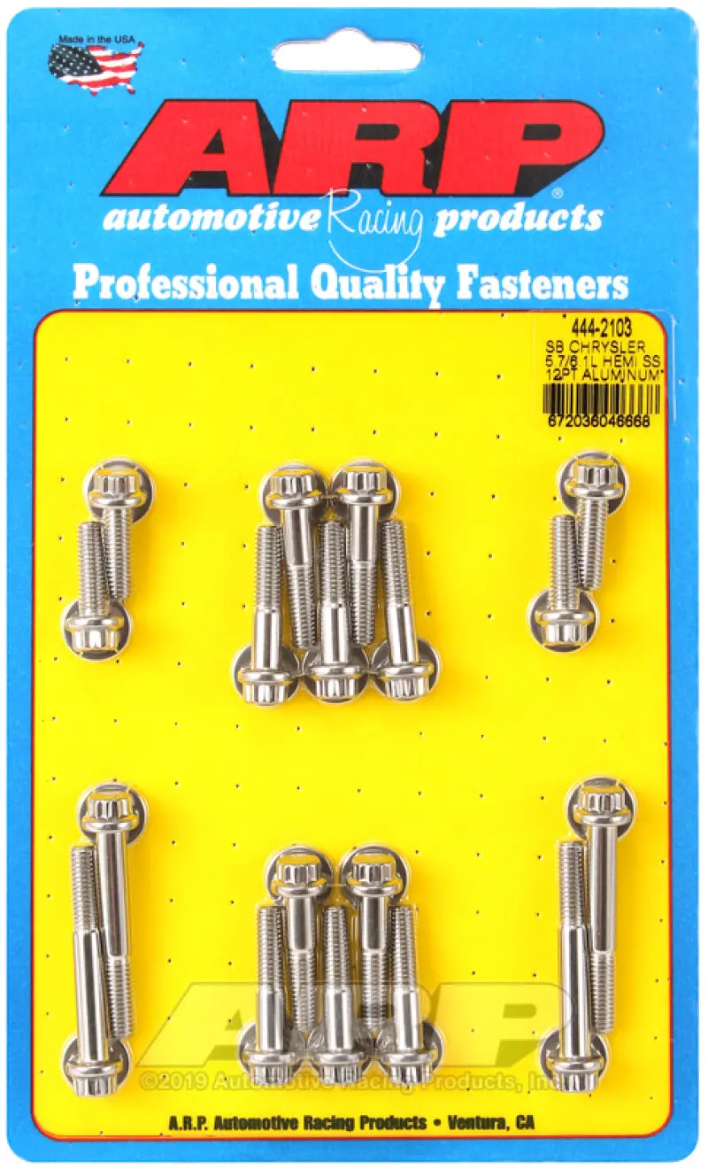 Arp Chrysler Small Block 5.7/6.1L Hemi 12Pt Intake Manifold Bolt Kit 1