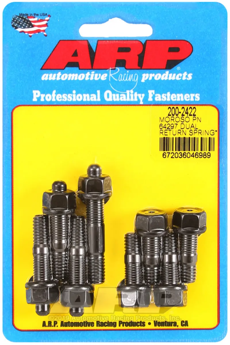 Arp Moroso 64927 Dual Return Spring W/ 2In Spacer Plate Carb Stud Kit 1