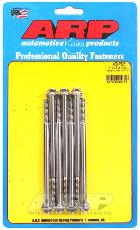 Arp Merlin Block Brodix Head Bb Hex Valve Cover Bolt Kit (Kit Of 7) 1