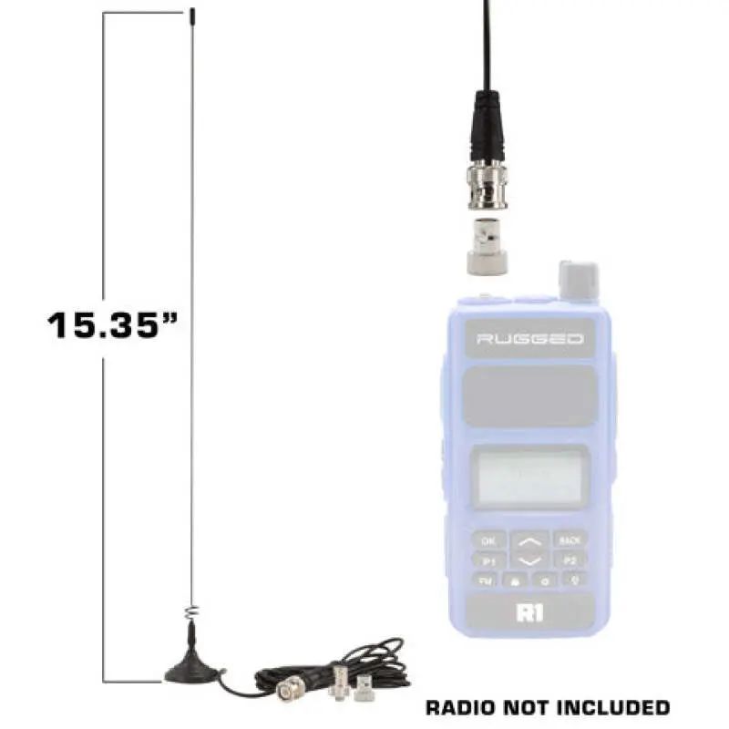 Rugged Radios Magnetic Mount Dual Band Antenna For Rugged Handheld Radios R1 Rdh-X V3 Rdh-16 Rh-5R 1