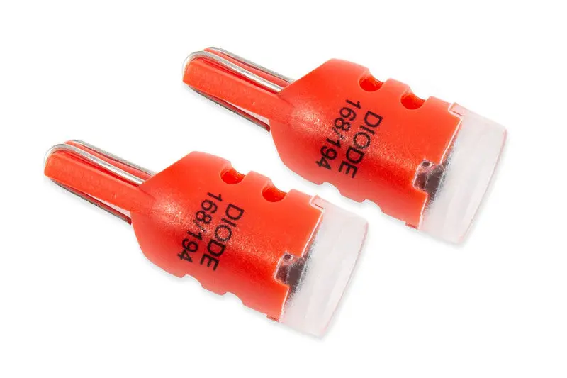 Diode Dynamics 194 Led Bulb Hp3 Led - Red (Pair) 1