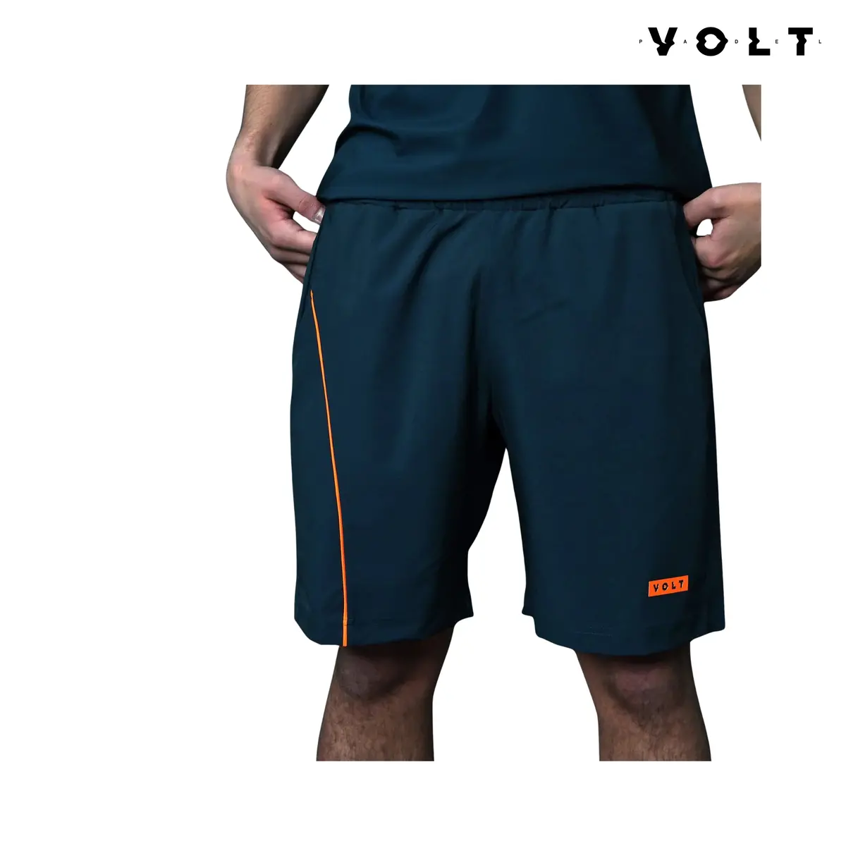Volt Performance Shorts V6 Blue & Orange | Men 1