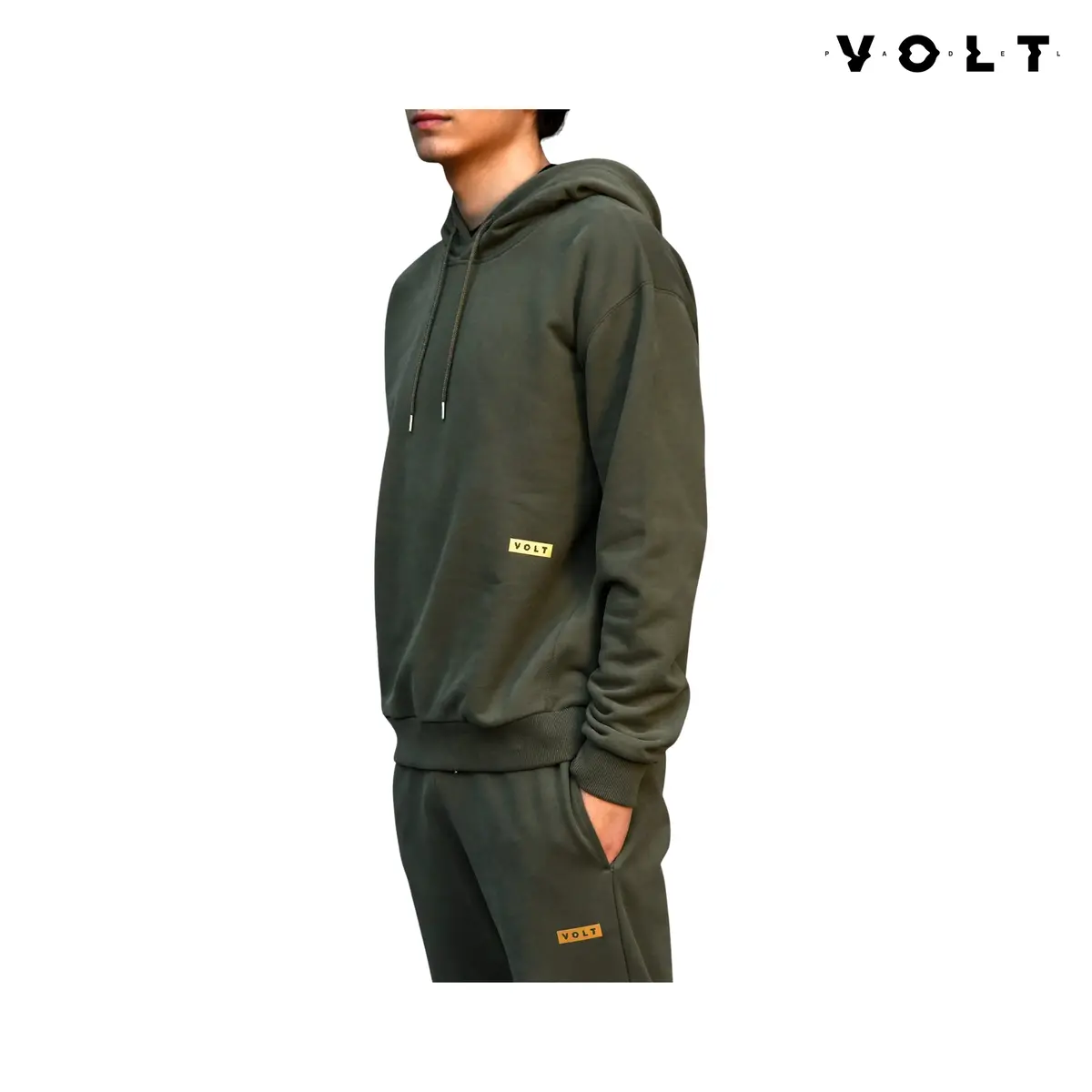 Volt Hoodie V6 Green & Gold 1