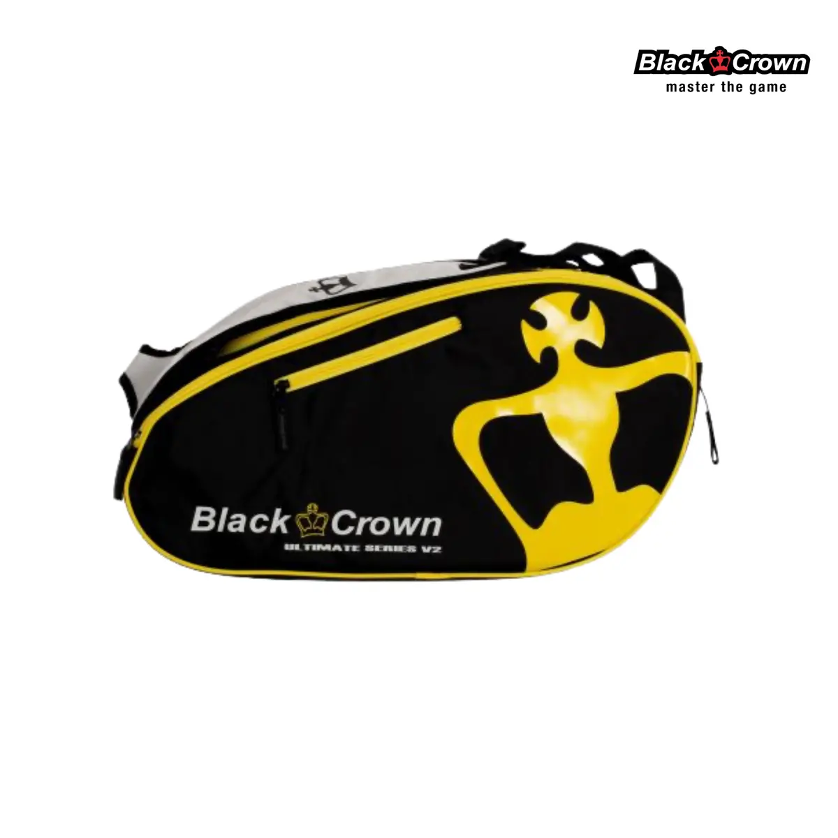 Black Crown Ultimate Series V2 Padelbag Black/Yellow 1