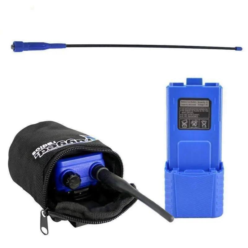 Rugged Radios V3 / Rh5r Long Range Upgrade Kit - Xl Lithium Battery Go Further Antenna & Radio Bag 1