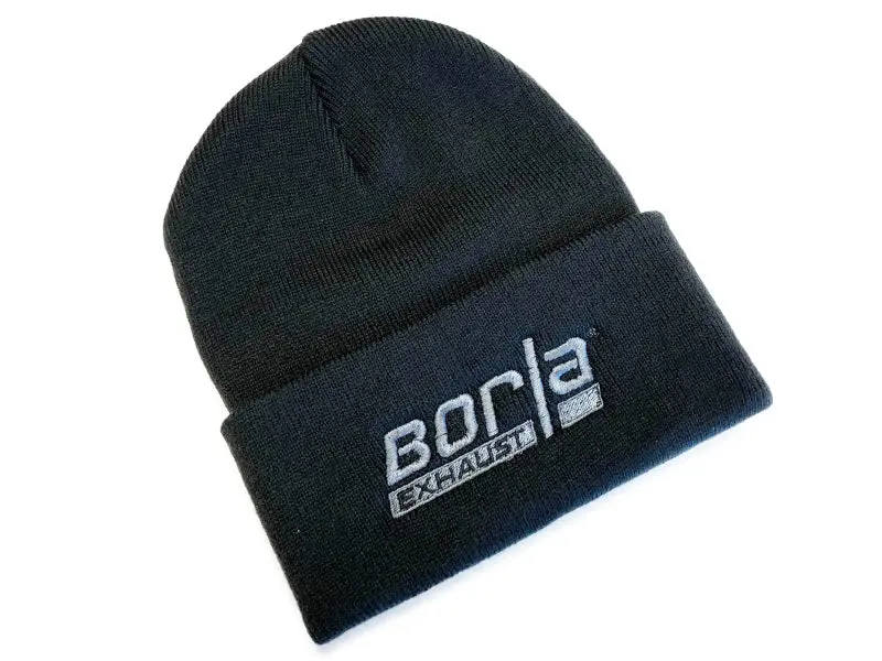 Borla Beanie Hat With Borla Logo - One Size Fits All 1