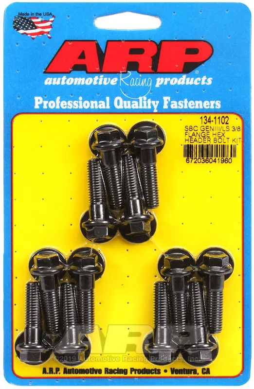 Arp Chevy Ls 3/8In Flange Hex Header Bolt Kit 1