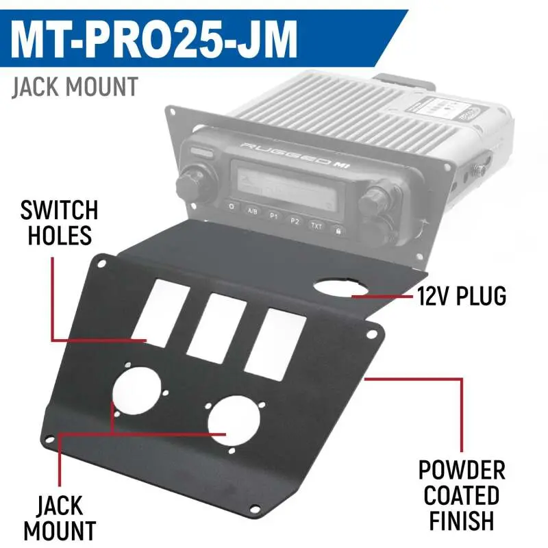 Rugged Radios 2025 Polaris Rzr Pro Xp/Pro R/Pro S Radio Mount Switch Pros 8 1