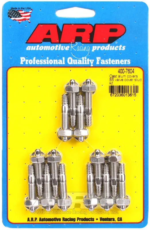 Arp Cast Alum Covers Ss Valve Cover Stud Kit 1