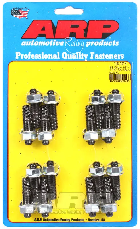 Arp Bb Chevy 3/8 X 1.670In Hex Header Stud Kit 1