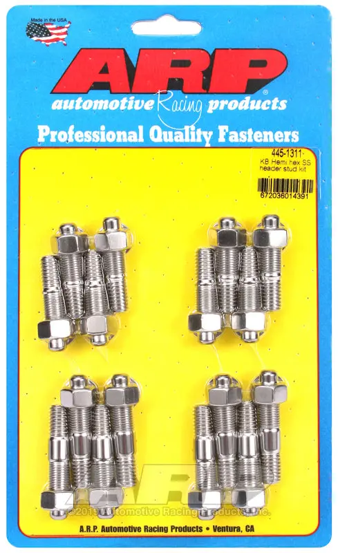 Arp Kb Hemi Ss Hex Header Stud Kit 1
