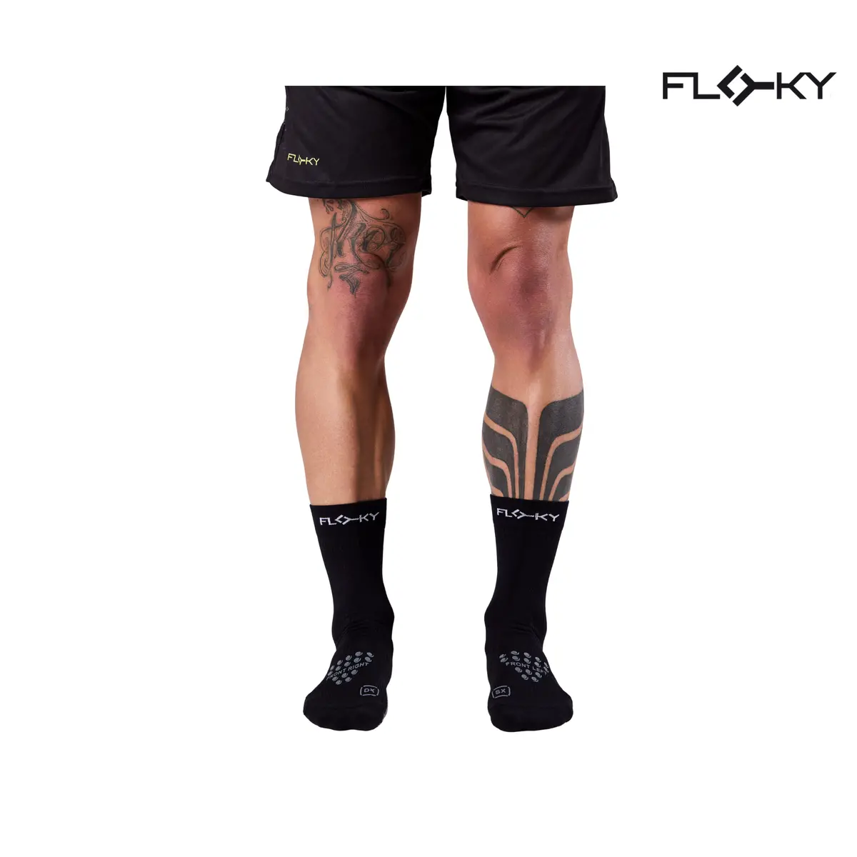 Floky S-Mash 3D Socks Black | Padel Socks 1