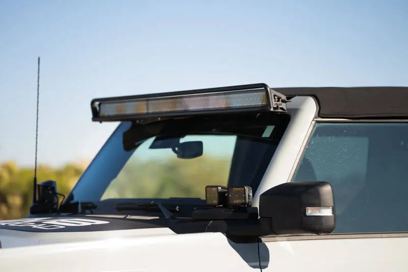 Dv8 Offroad 21-22 Ford Bronco 52-Inch Straight Led Light Bar Mount 1