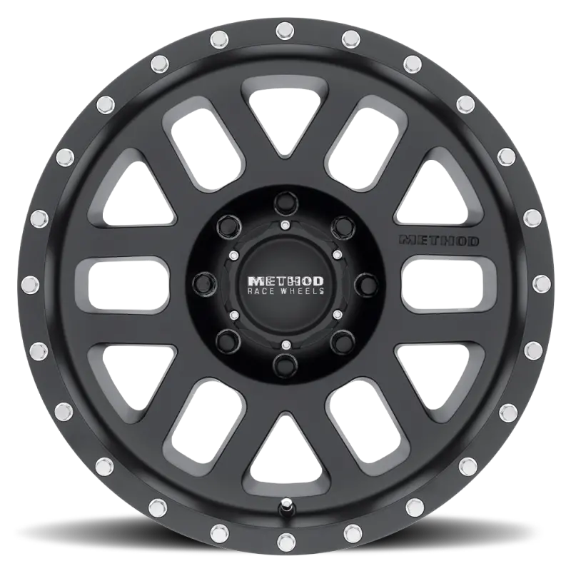 Method Mr306 Mesh 18X9 -12Mm Offset 8X170 130.81Mm Cb Matte Black Wheel 1