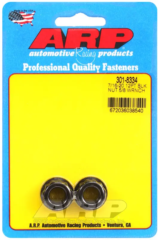 Arp 7/16In-20 5/8 Socket 12Pt Nut Kit 1