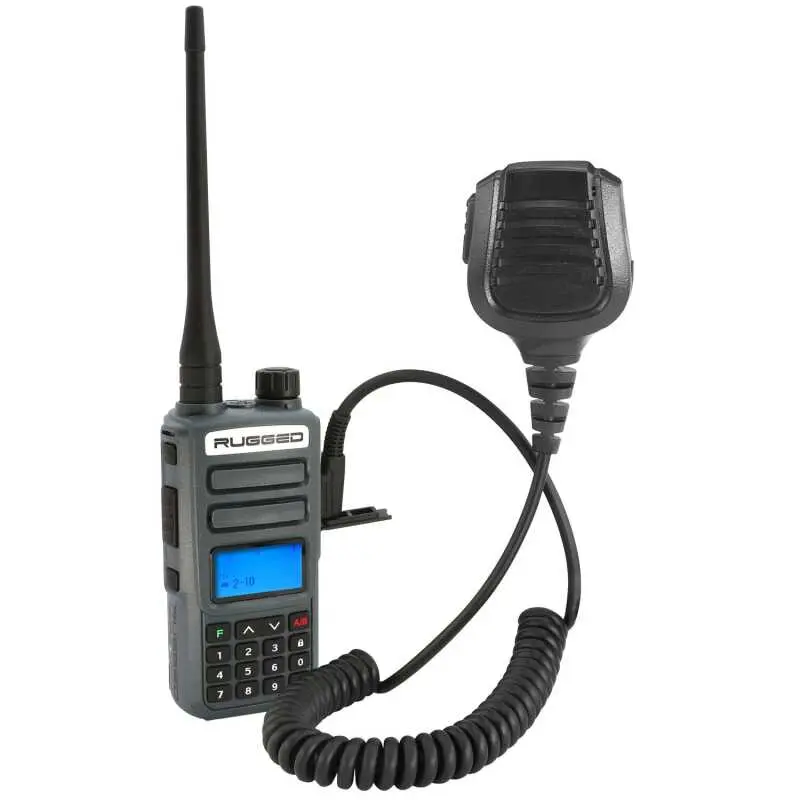 Rugged Radios Bundle - Rugged Gmr2 Plus - Gmrs / Frs Two Way Handheld Radio With Hand Mic 1