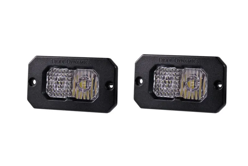 Diode Dynamics Stage Series 2In Led Pod Pro - White Combo Flush Abl (Pair) 1
