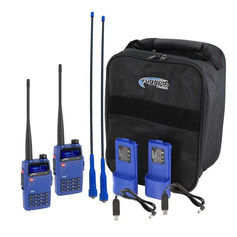 Rugged Radios V3 Ready Pack - Rugged V3 - Business Band Two Way Handheld Radios - Analog Only 1