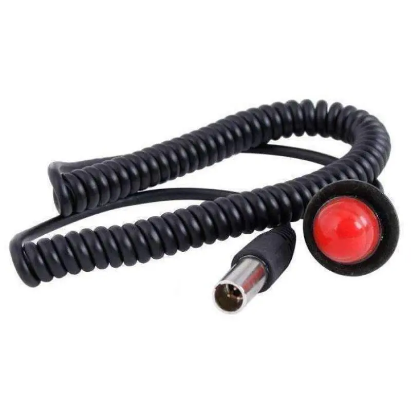 Rugged Radios Hole Mount Steering Wheel Push To Talk (Ptt) With Coil Cord For Car Harnesses 1