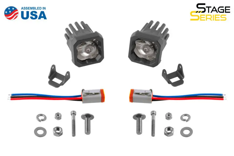 Diode Dynamics Stage Series C1 Led Pod Sport - White Wide Standard Rbl (Pair) 2