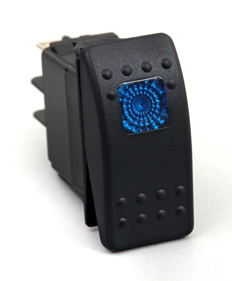 Daystar Rocker Switch Blue Light 20 Amp Single Pole 1