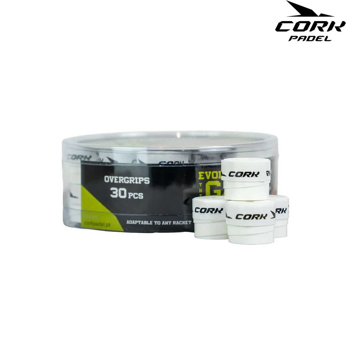 Cork Overgrips White 30 Pcs 1