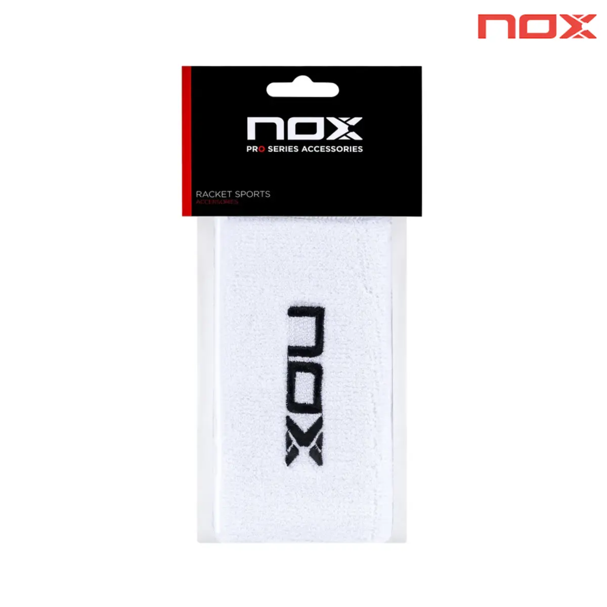 Nox Long Wristbands White 2Pc 1