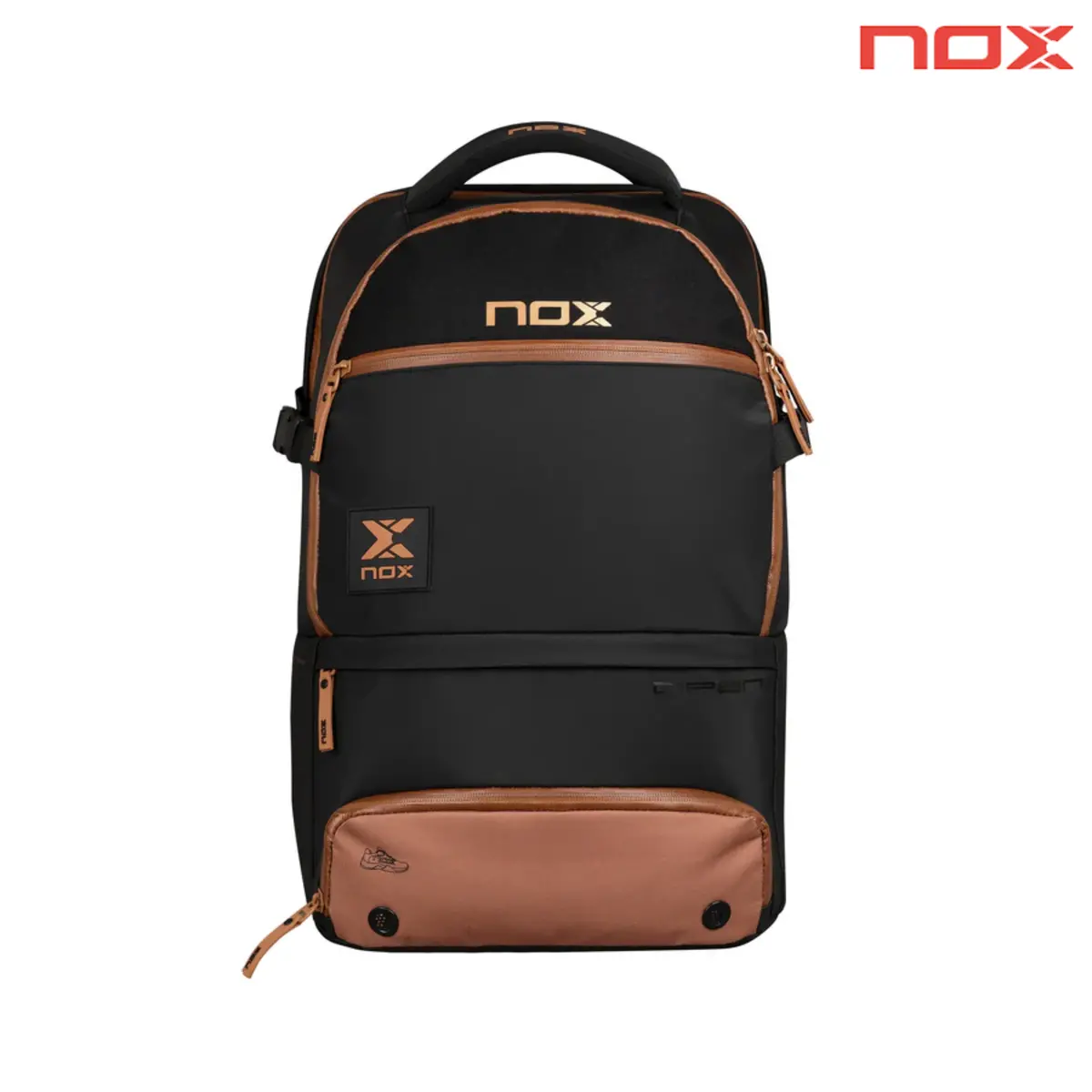 Nox Luxury Open Series Black/Brown Backpack 1