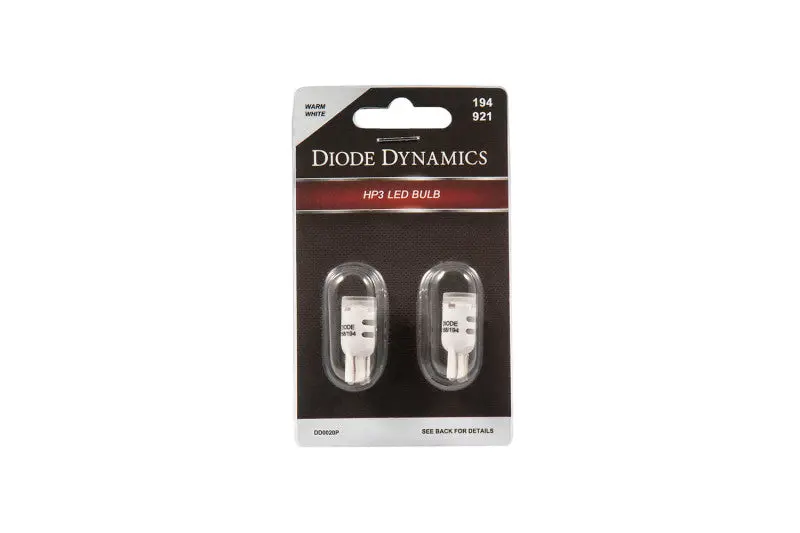 Diode Dynamics 194 Led Bulb Hp3 Led Warm - White Short (Pair) 1