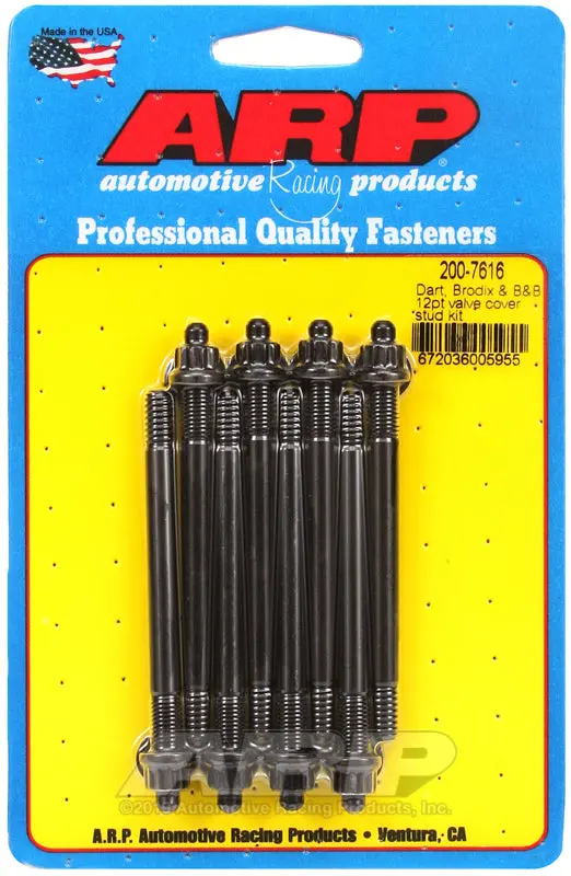 Arp Dart Brodix And B And B 12Pt Valve Cover Stud Kit 1