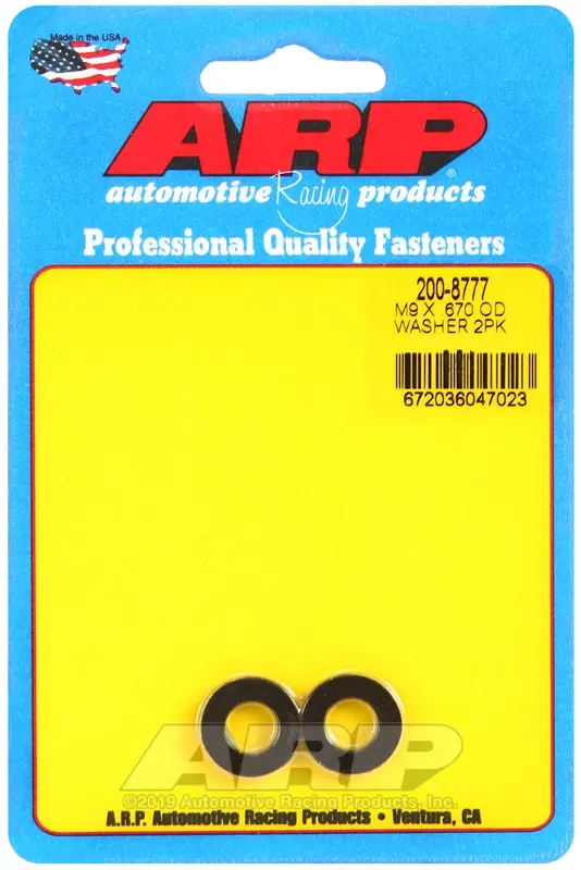Arp M9 Id .670 Od Chamfer Black Washer - 2 Pack 1