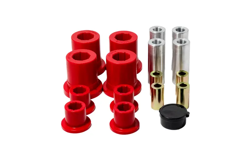 Energy Suspension 10-18 Dodge Ram 1500 2Wd Front Control Arm Bushing Set - Red 1