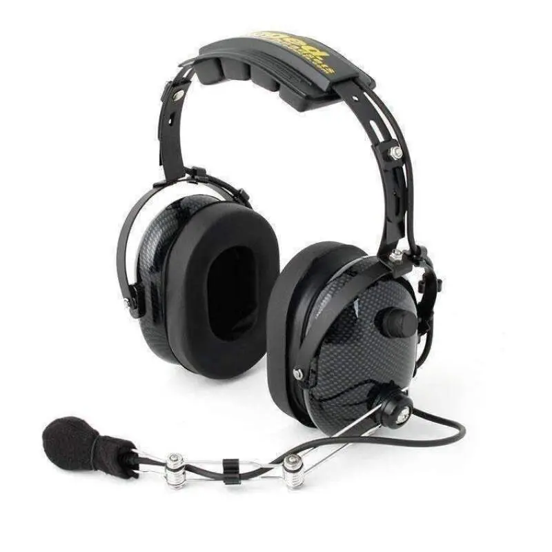 Rugged Radios H22 Over The Head (Oth) Headset For 2-Way Radios - Black Carbon Fiber 1