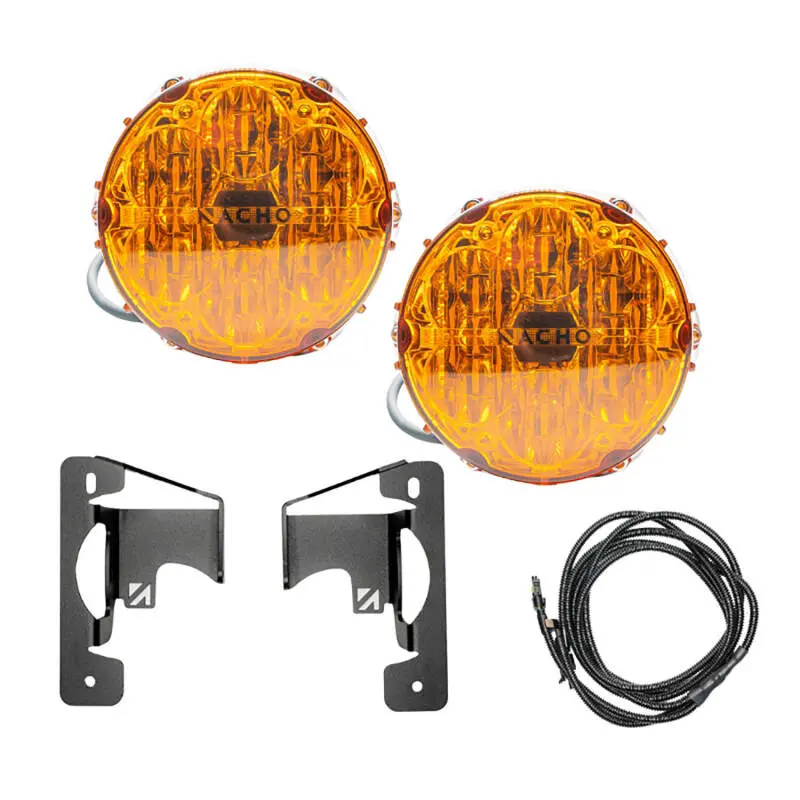 Arb Jeep Jl/Jt Nacho Sae Only Amber Plug N Play Fog Light Kit (Bumper Kit) 1