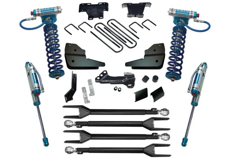 Superlift 2023 Ford F-250/F-350 4Wd 4In 4-Link Lift Kit W/King Coilovers & Rear Reservoir Shocks 1