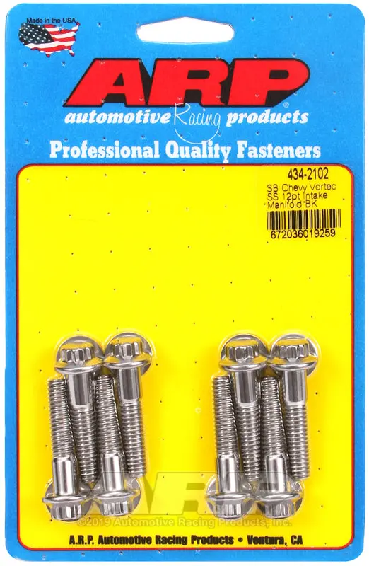 Arp Sb Chevy Vortec Ss 12Pt Intake Manifold Bolt Kit 1