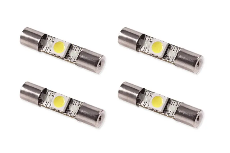 Diode Dynamics 28Mm Smf1 Led Bulb - Red Set Of 4 1