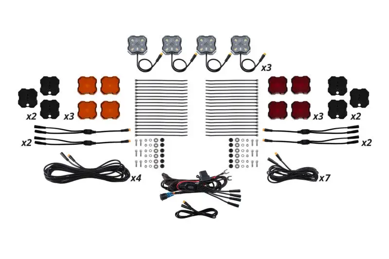 Diode Dynamics Single-Color Rock Light Installer Magnet Mount Kit (12-Pack) 1