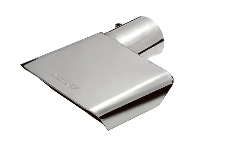 Gibson Stainless Steel Left-Side Sport Exhaust Tip – 6" X 2.75" Od, 2" Inlet, 9.5" Length 1